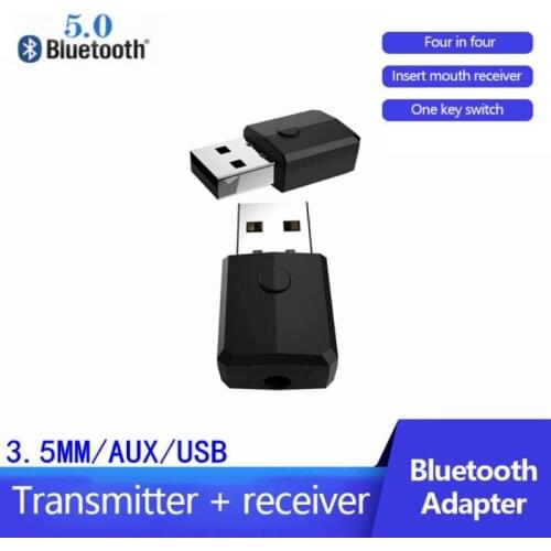 Audio Transmitter Receiver Bluetooth-compatibl 5.0 RCA 3.5mm AUX Jack USB Dongle Music Wireless Adapter For Car PC TV Headphone