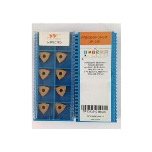 Free Shipping carbide inserts WNMG060408-GM Suitable for MWLNR Series Turning Facing External Lathe Tool