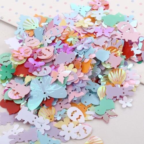 Cartoon Rabbit Sequin Pvc Loose Sequins For Crafts Paillette Sewing Decoration Shoes Bag Wedding Dress Diy Accessory Lentejuelas