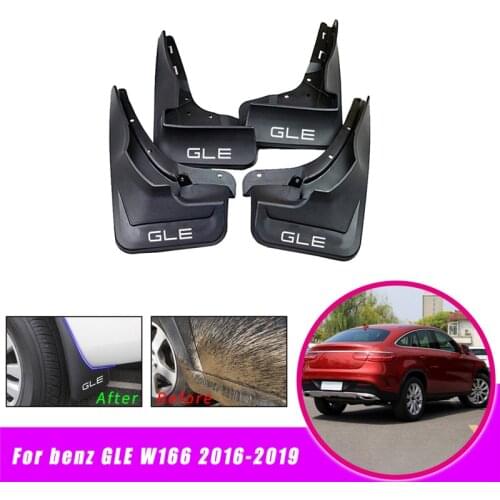 Car Mudguards For Mercedes/Benz GLE Class W166 2016-2019 Mud Flaps Fender Splash Guards auto Accessories 4PCS