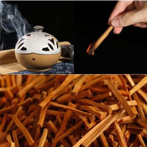 1 Bag Wood Incense Sticks 50g Natural Sandalwood Wild Harvested for Purifying Cleansing Healing Meditation and Stress Relief
