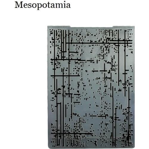 DIY Scrapbooking Decorative Pattern Spots Bump Embossing File Templates Plastic Template Garden Craft Sewing Embossing Folders