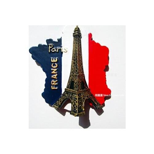 France Paris Eiffel Tower tourist souvenir refrigerator