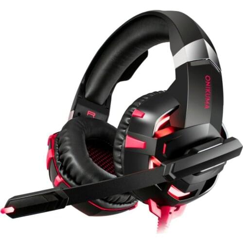 Headset K2PRO USB Interface With 3.5mm Plug Portable 50mm Drive Unit Free Bending Surround Sound Effect System