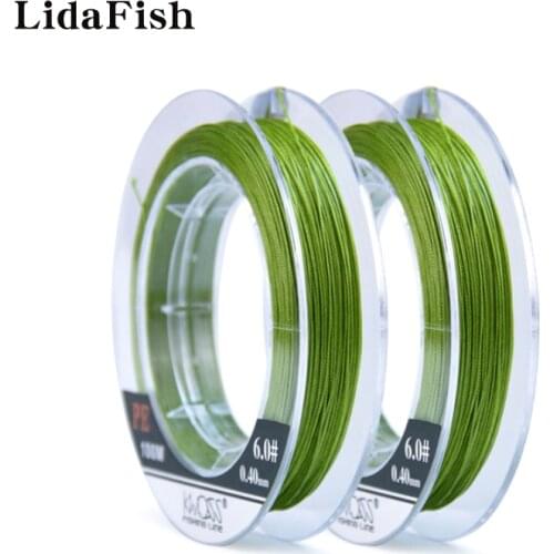 LIDAFISH New 12X Multifilament Carp Fishing Line 100M Braided PE Japan Fishing Line Quality Fishing Accessories