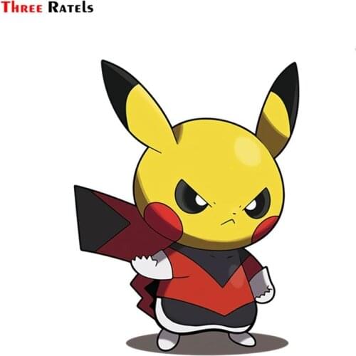 Three Ratels FC375 Cute Funny Anime Japanese Cartoon 3D Stickers For Car Road Bike Stickers Decal