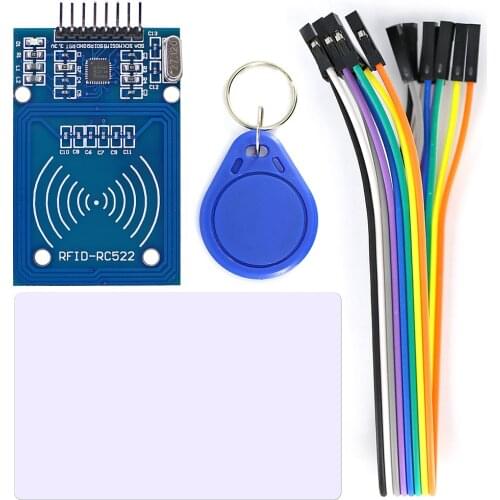OPEN-SMART RC522 RFID Card Reader Module Kit with 8P Cable for Arduino with S50 Card / Keychain