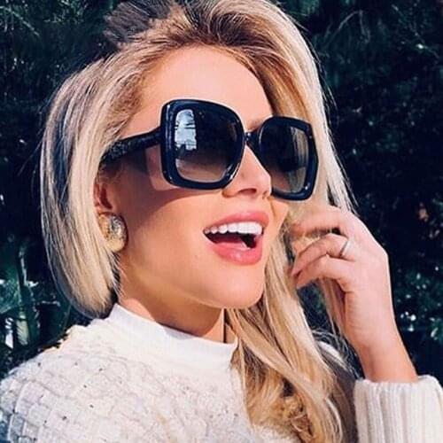 European American Large Frame Butterfly Retro Women Sunglasses Hot Style Ladies Summer Leopard Vintage Big Sun Glasses Trendy
