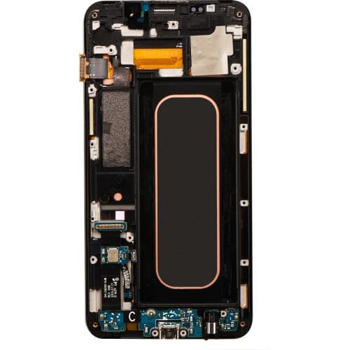 For Samsung Galaxy S6 Edge G925 G925F SM-G925F LCD with Frame Display Touch Screen Digitizer Assembly+Tools