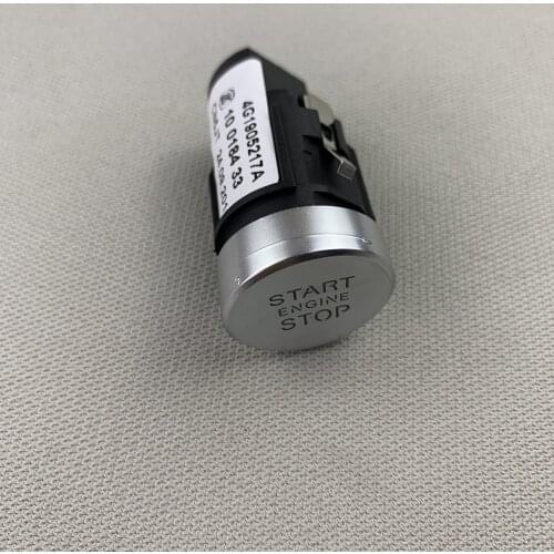 QDPATRICK 4G1905217A Silver Chrome Engine Start Stop Switch Push Button For AUDI A6 C7 2011 - 2018 A7 RS6 RS7 2014 2015 2016