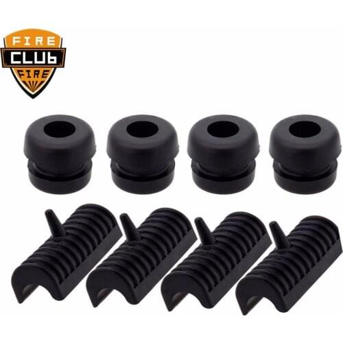 Rubber Grommet Support Cushion Hard Saddlebag For Harley Touring Road King Electra Street Glide Dyna Softail Sportste