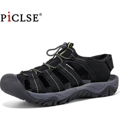 Roman Style Men Sandals Summer Men Beach Sandals Outdoor Walking shoes male Sandalias Comfortable Soft Beach Men Shoes Hombre
