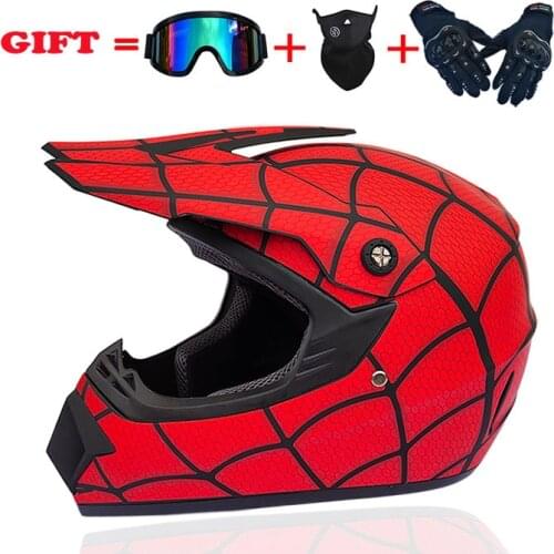 Kart cross country helmet child battery car helmet mountain bike spider web full helmet DH Downhill Helmet