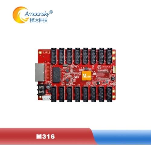 Led display control system ams-m316 receiving card led screen compare to huidu led card for concert led wall screen