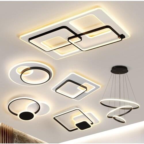 Led ceiling lamp simple set home lighting package modern living room lamp bedroom dining room lamp