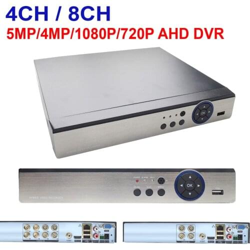 AHD DVR 4CH 8CH 5MP 4MP 1080N 720P Video Surveillance Security CCTV Recorder Hybrid HD Recorder For Analog AHD CVI TVI IP Camera