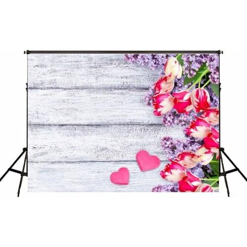 VinylBDS White Board Backgrounds For Photo Studio Roses Photography Backdrops Valentines Day Photography Studio Background