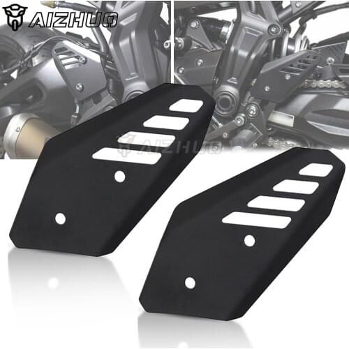 Motorcycle Footrest Protection FOR YAMAHA MT07 Tracer MT 07 FZ07 TRACER 7 GT XSR 700 XTribute 2021 2020 2019 Heel Guard Cover