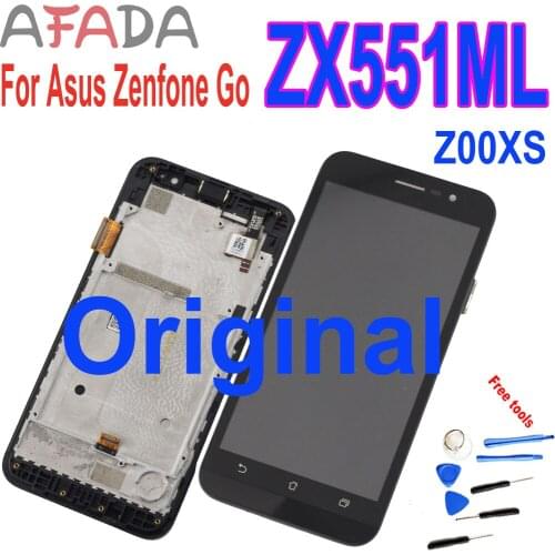 5.5'' For Asus Zenfone Zoom ZX551ML LCD Display Touch Screen Digitizer Assembly with Frame Screen Replacement ZOOM Z00XS LCD