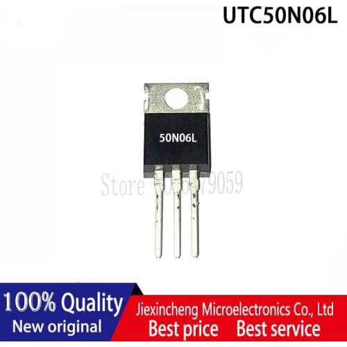 10PCS UTC50N06L 50N06L MOSFET 50A 60V TO220 New original