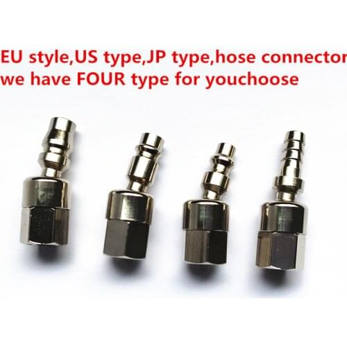 2PCS Quick Release Couple Universal 360 Swivel Air Hose Connector Flow universal joint air fitting Euro Air Line Hose Fitting