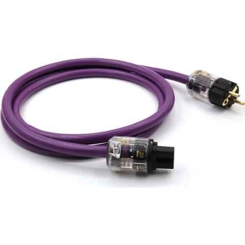 Acrolink OFC pure copper Schuko hifi audio power cable cord, European AC Power wire, P-029E/C-029 plug extension wire