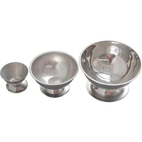Stainless Steel Alum Cups Borax Cooking Bowl Jewelry Processing Equipment Gold Striking Tools