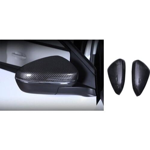 Car Styling ABS Door Side Wing Mirror Cover Trim For Peugeot 3008 GT 2017 Rearview Mirror Protector Covers Trim Accessories 2pcs