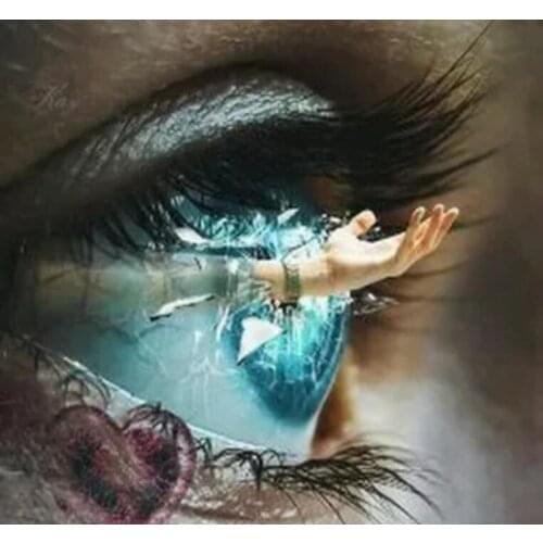 DIY Full Round Diamond Painting sale Eye hand Sets Art New Arrival Embroidery Crystal Mosaic Cross stitch Adults Handmade Gifts