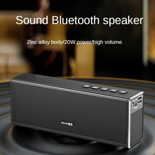 Bluetooth Speaker 20W High Power 3D Surround Sound Subwoofer Radio Integrated Wireless Portable HIFI Home Plug-in Card U Disk