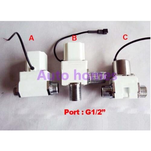 G1/2 inch 6v dc water valve Electric Bi-stable intelligent pulse sensor faucet solenoid valve for fluid flow