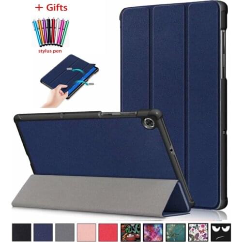 Magnetic Smart PU Leather Case for Lenovo Tab M10 FHD Plus TB-X606F TB-X606X 10.3" inch Tablet Funda Capa Cover Stand with Pen