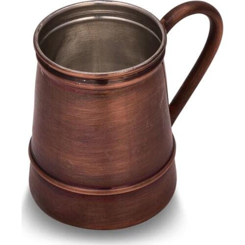 Copper Bottle Glass Straight 400 ml Our Product is The Hand Labor Of Our Turkish Masters