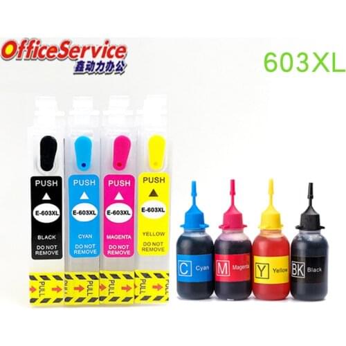 603XL Refillable Ink Cartridge For Epson XP-2100 XP-2105 XP-3100 XP-3105 XP-4100 XP-4105 WF-2810 WF-2830 WF-2835 WF-2850 printer
