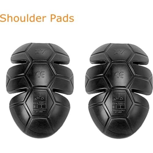 Motorcycle Jacket Pants Protector Insert Back Shoulder Elbow Knee Protective Gear Pads High Elasticity CE Biker Body Armor CR-11
