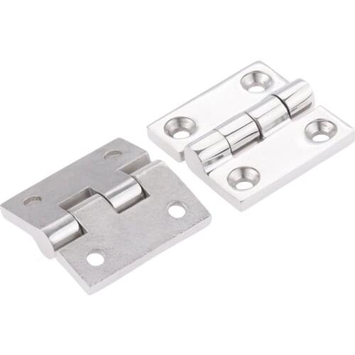New 38mm Heavy Duty Marine Grade 316 Stainless Steel Cupboard Flush Cabinet Door Window Butt Hinge Fitting DIY Boats Accessories