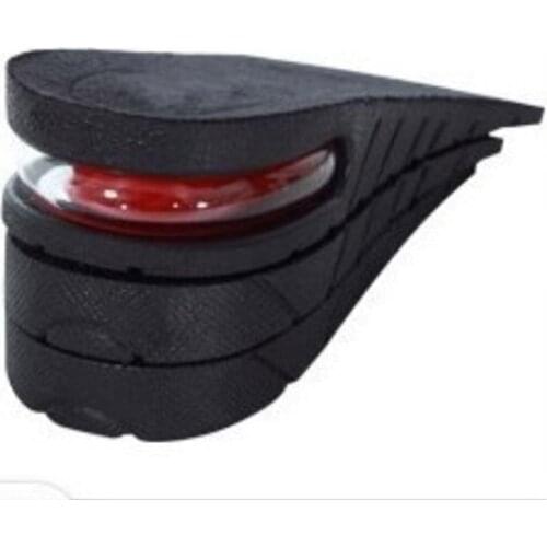 1Pair New Arrivel Shoe Insole 3-Layer Air Cushion Heel Increase Heel Retail 6cm Taller Height Invisible Lift Pads