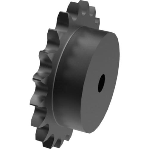 06B Steel Prebore B Type Sprocket Hub with Hardened Teeth Z20 10mm Inner bore with no keyway