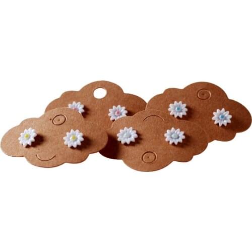 1 Pair Fashion Ceramic Flowers Stud Earrings Healthy Ceramic Stainless Steel Needle Earrings For Women Girl Gift