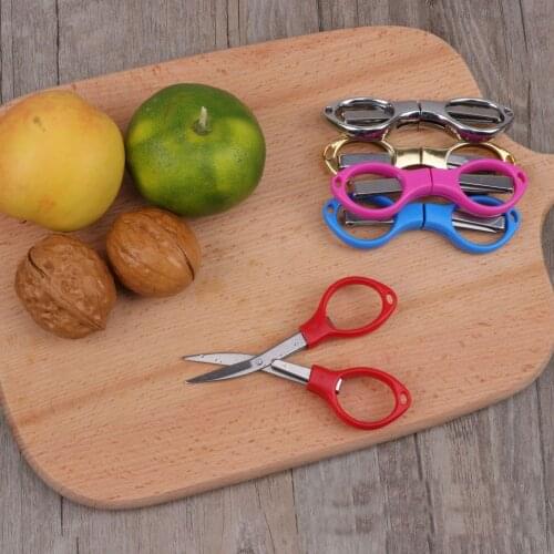 Fold Zigzag Scissors 5Colors Vintage for Needlework Fabric Cutter Hot Craft Scissors Embroidery Tools for Tailoring Scissors E