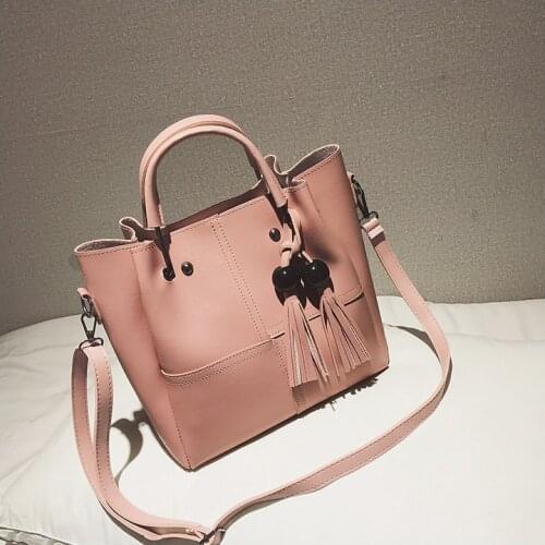 2019 New 3 set Womens Handbag Large storage capacity Bag Buy 1 get 3 High quality PU Tote 7 Colors
