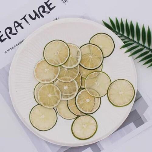 10pcs Pressed Dried Green Lemon Slices Fruit Plant Herbarium For Jewelry Postcard Invitation Card Phone Case Bookmark Making DIY