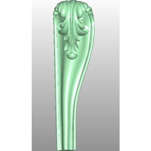 3D model STL format file for cnc router engraving furniture sofa cabinet chair leg pattern Artcam 628