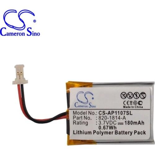 Cameron Sino 180mah battery for Apple PowerBook G4 RAID 820-1814-A A1107 17" RAID Controller Battery