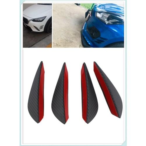 Auto parts 4PCS carbon fiber car spoiler small wind knife front bumper for BMW 335is Scooter Gran 760Li 320d 135i E36 F30 F30