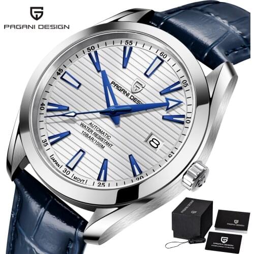 2021 New PAGANI Design Automatic Mechanical Mens Watch Sapphire Glass Luxury Watch Mens Stainless Steel Waterproof Wristwatch