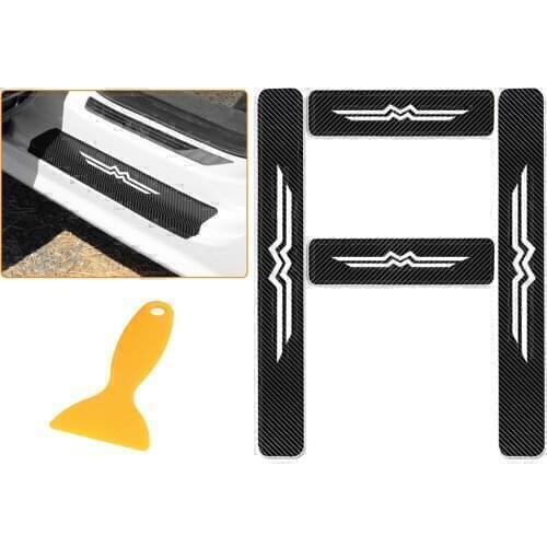 For C-ZERO E-mehari C1 C3 PICASSO Elysee Nemo Berlingo C4 C4 cactus C4 aircross C5 tourer Sill Protectors White 4Pcs