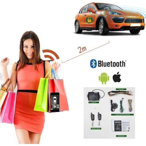 For Toyota APP Keyless Entry Automatic PKE Remote Starters For Car Alarm System Car Vibration Trunk Opening Central Locking