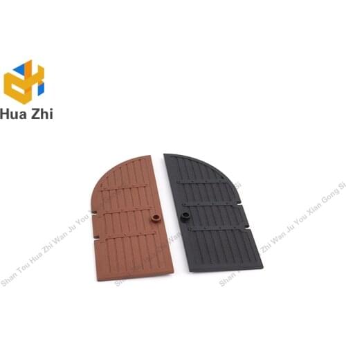 "Building Blocks Parts 6105 4PCS Door 1 x 4 x 8 Curved Top LEGOING MOCS Education"