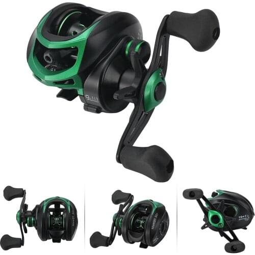Lightweight High Speed 9.1:1 Gear Ratio Baitcast Fishing Reel 19+1 Ball Bearings Baitcasting Fishing Reel Baitcaster Tackle